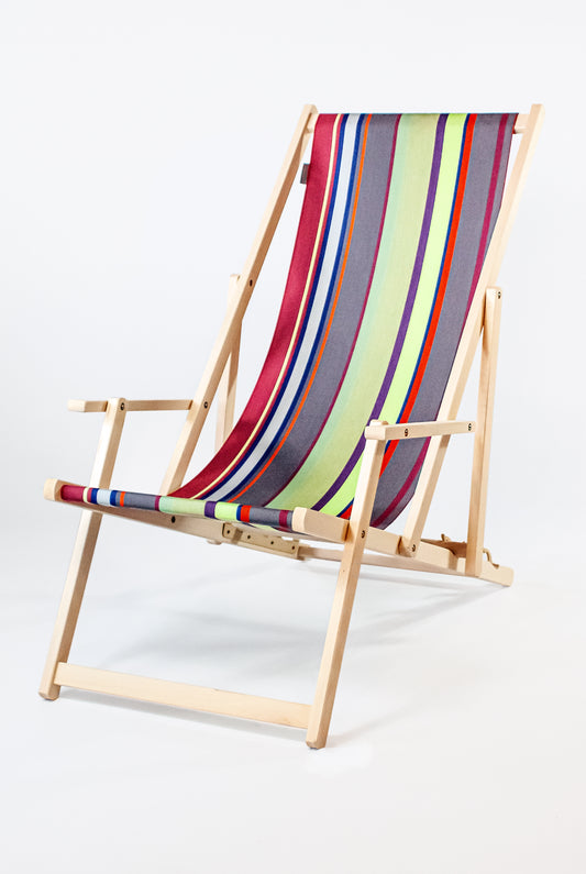 beach chair with armrest Maury