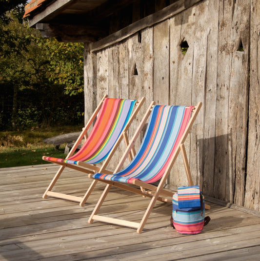 beach chair, director's chair or stool with custom upholstery