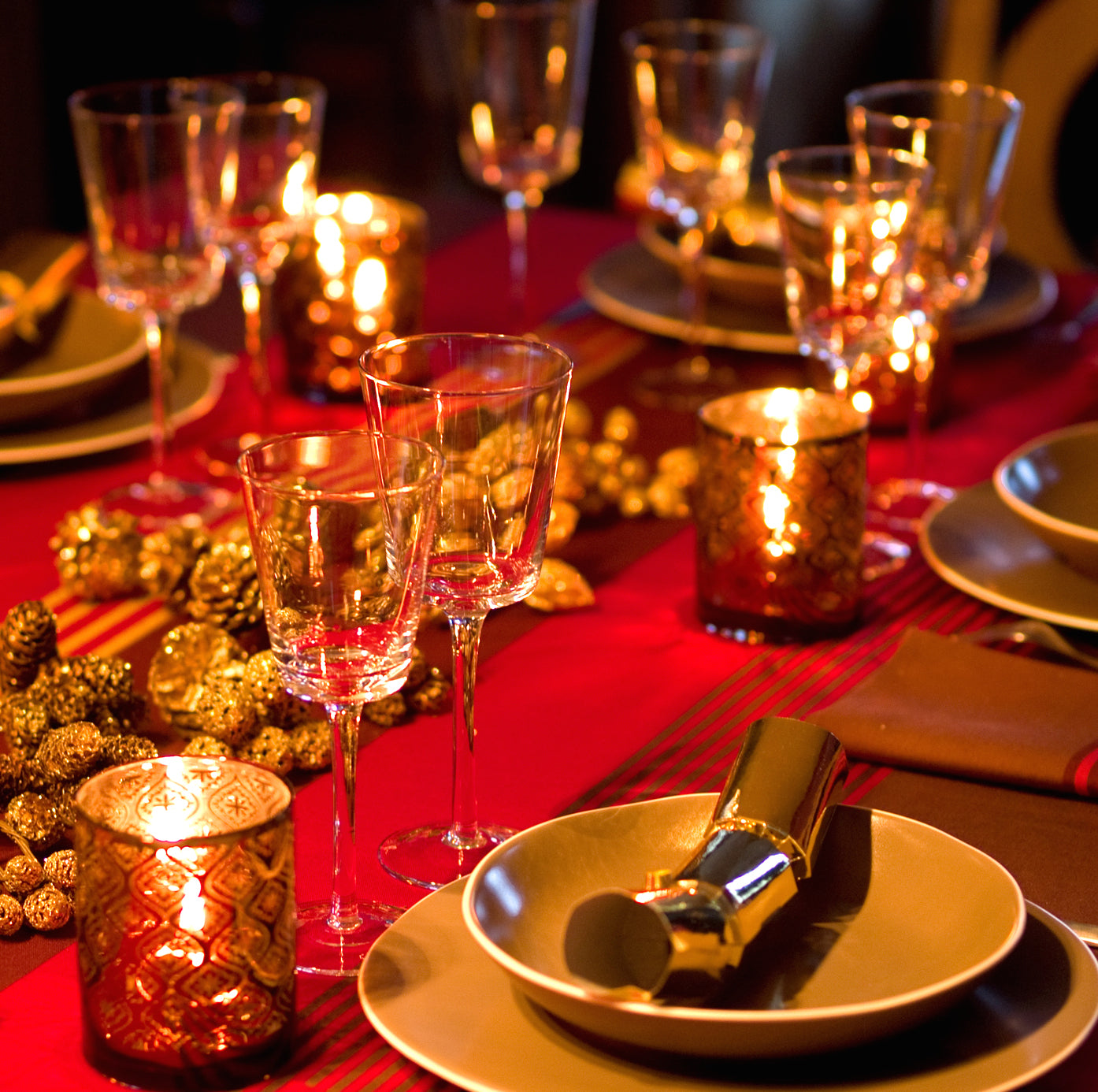 Rood tafelkleed grenade