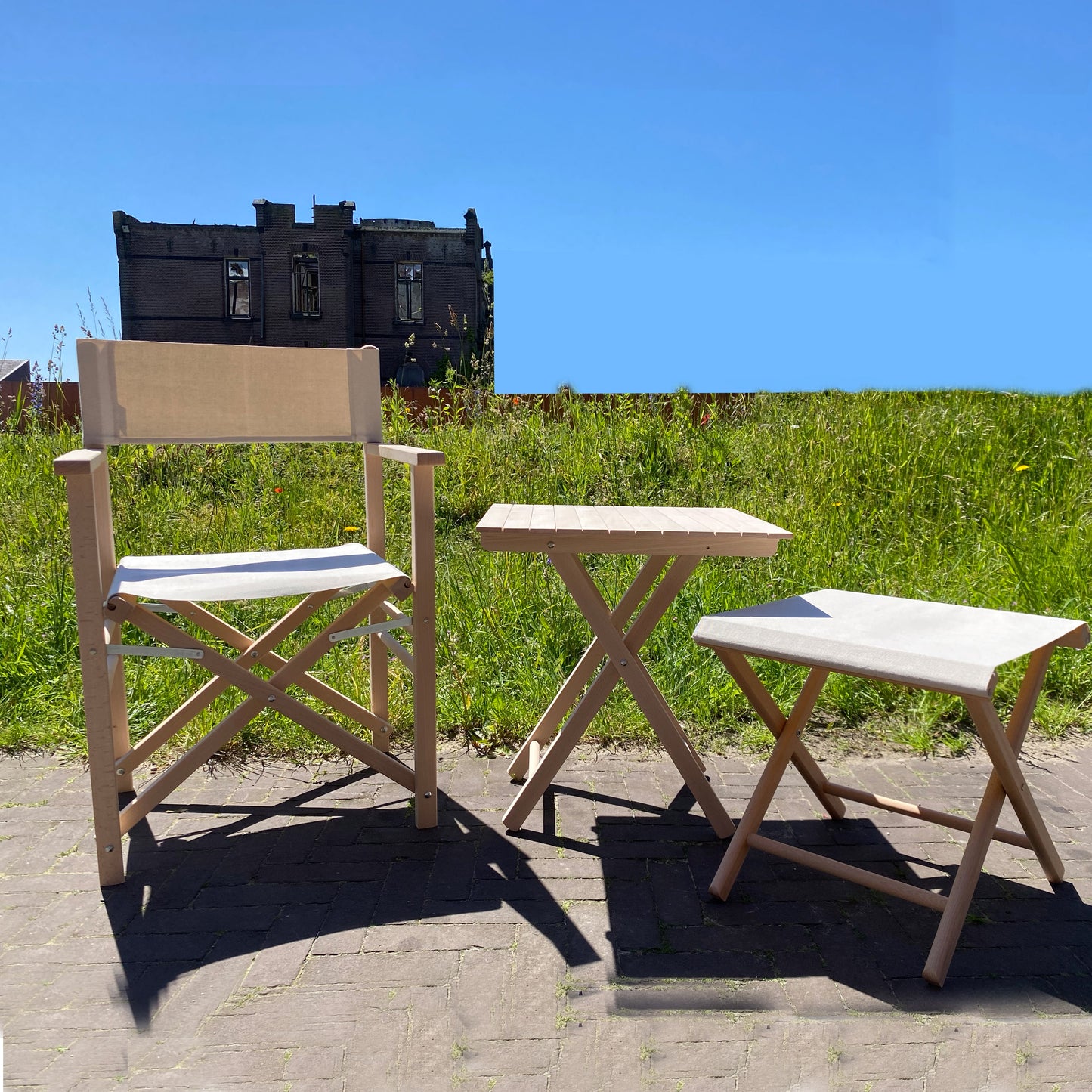 director's chair ecru