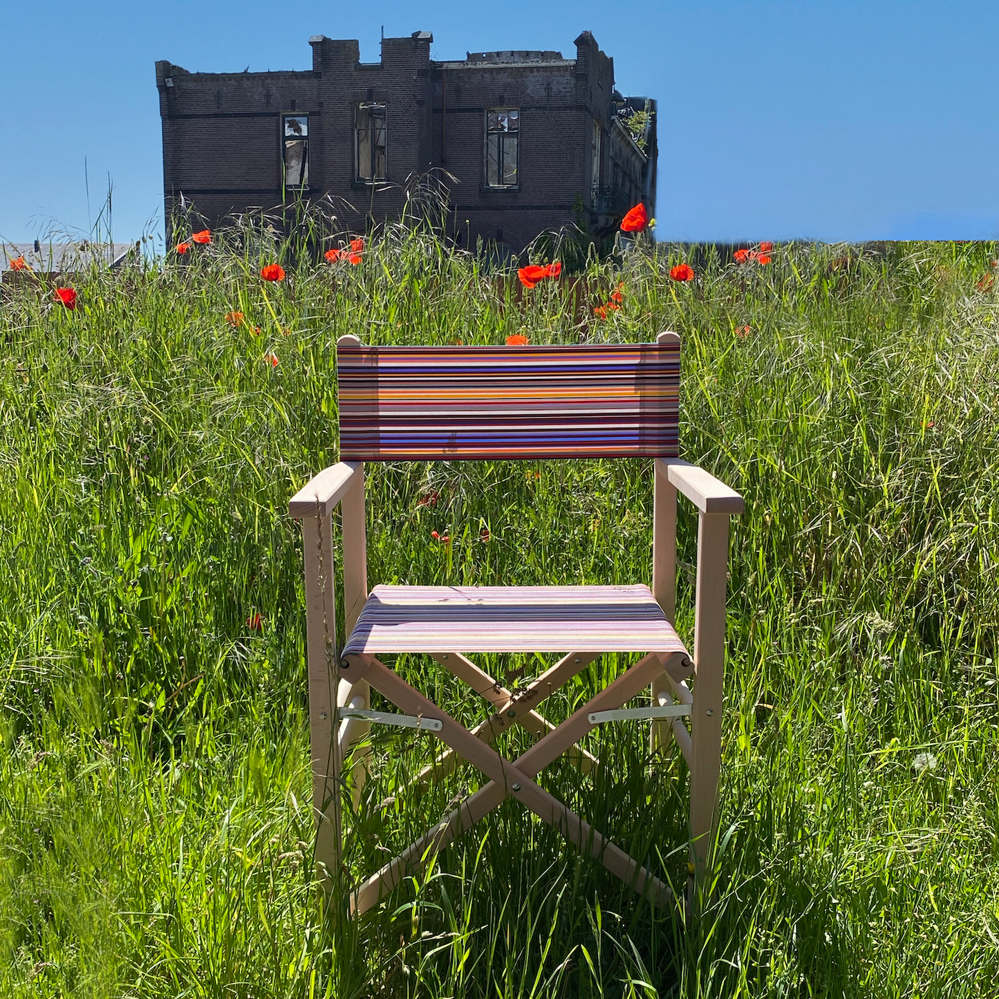Bistro set Tom; 2 director's chairs & a table