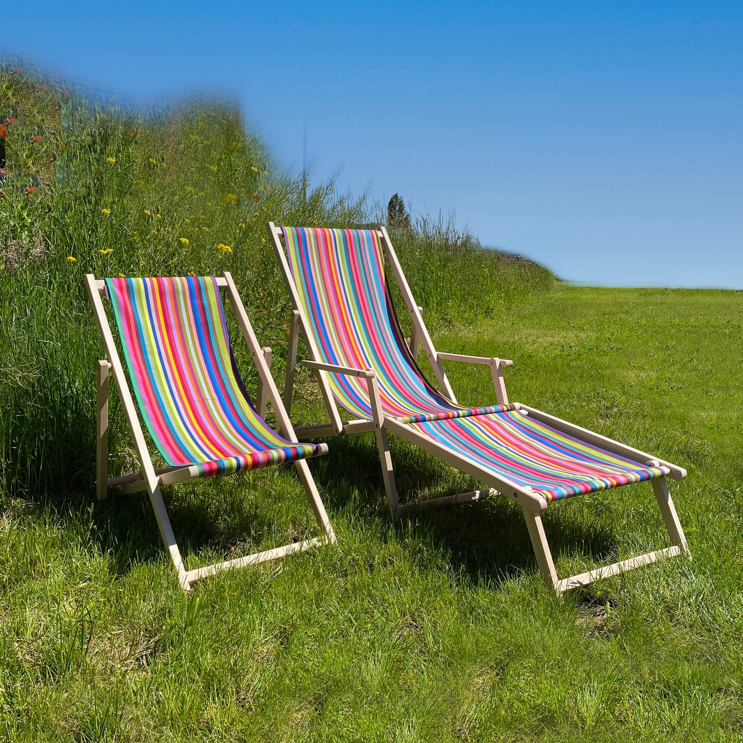 Beach chair with footrest Salvador
