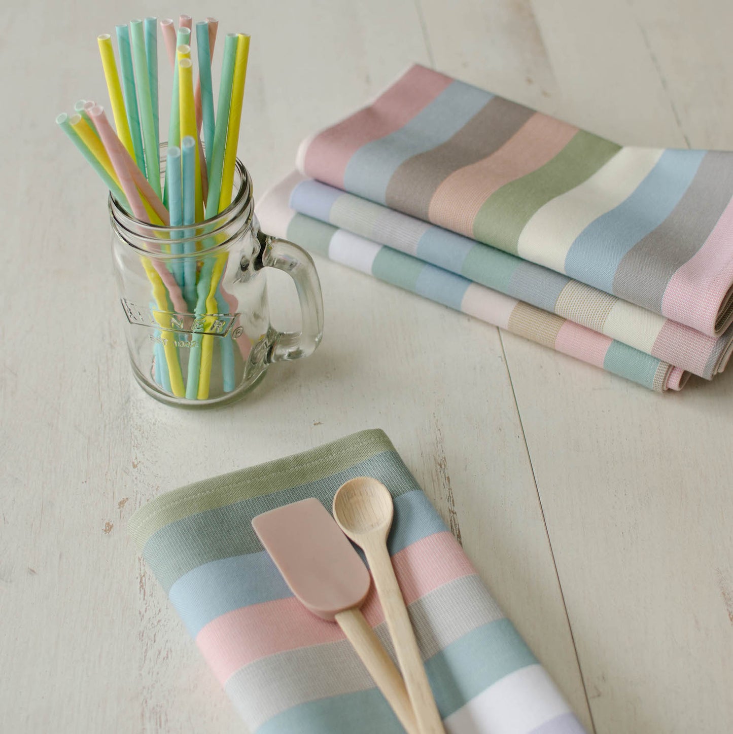 coupon gecoate katoen Pompadour 85 x 160 cm