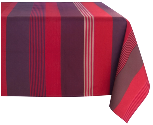 Removable tablecloth red grenade