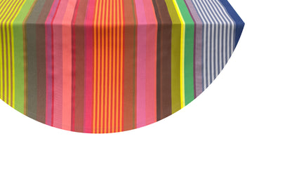 Round tablecloth cotton Surfing multicolored