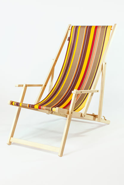 beach chair with armrest saint laurent