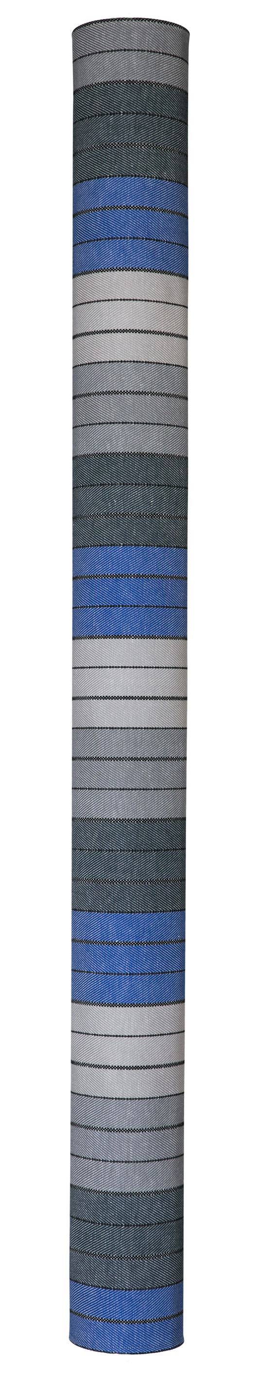 cotton linen mix fabric eugenie blue gray