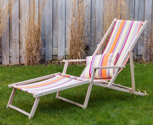 Afbeelding in Gallery-weergave laden, strandstoel met armleuning june sunset
