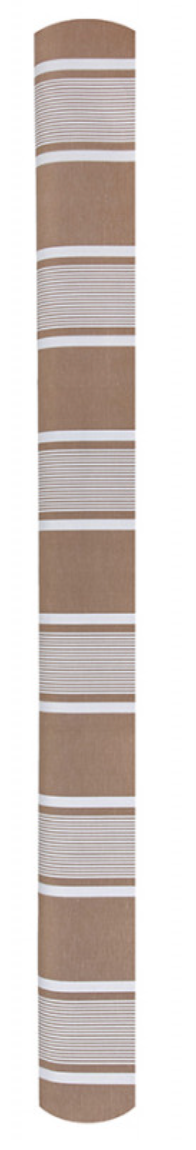 cotton linen fabric Yvonne taupe white striped