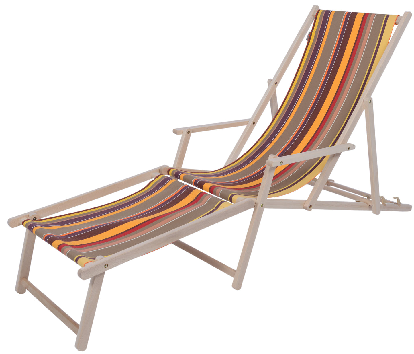 Beach chair with footrest Saint Laurent
