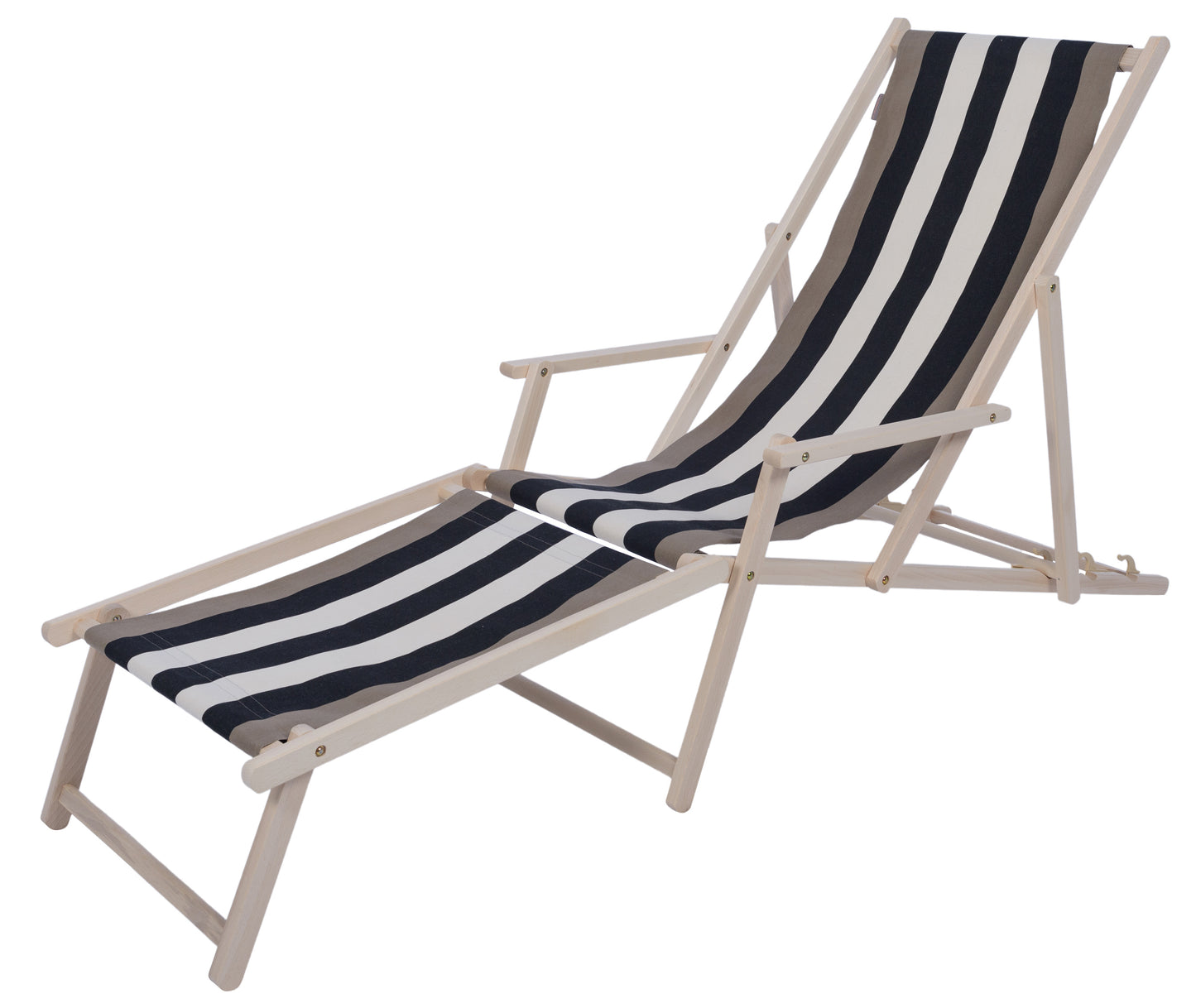 Carthage beach chair with footrest