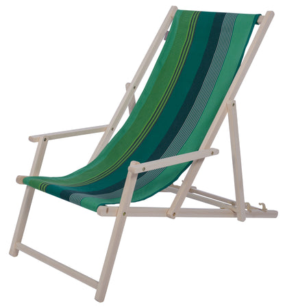 Chiberta beach chair with footrest