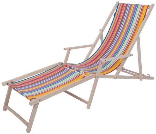 Beach chair with footrest Jour de fete