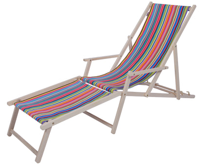Beach chair with footrest Salvador