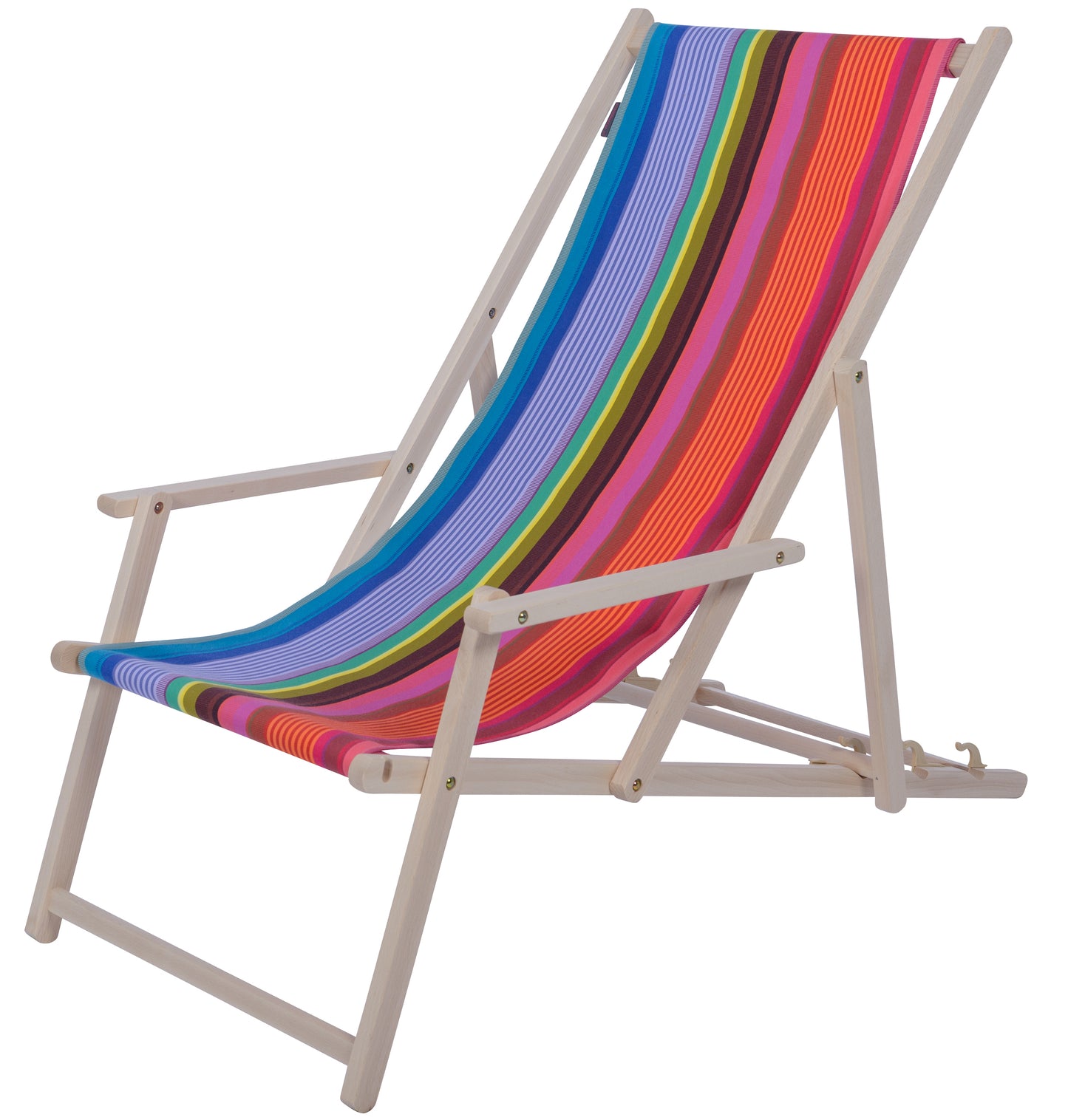 Beach chair with surfing footrest