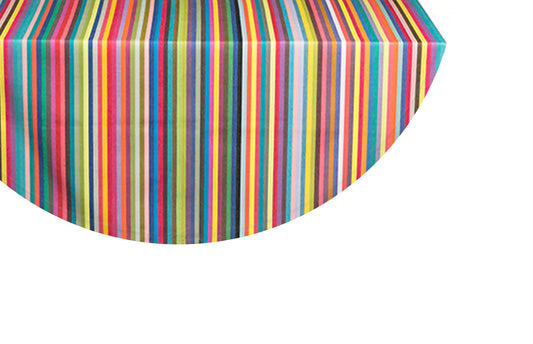 Round tablecloth made of removable cotton Salvador